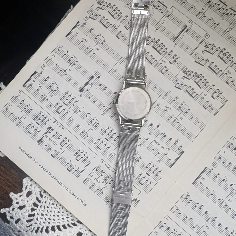 Midtown Silver Mesh Band Watch - Picture 7 of 10